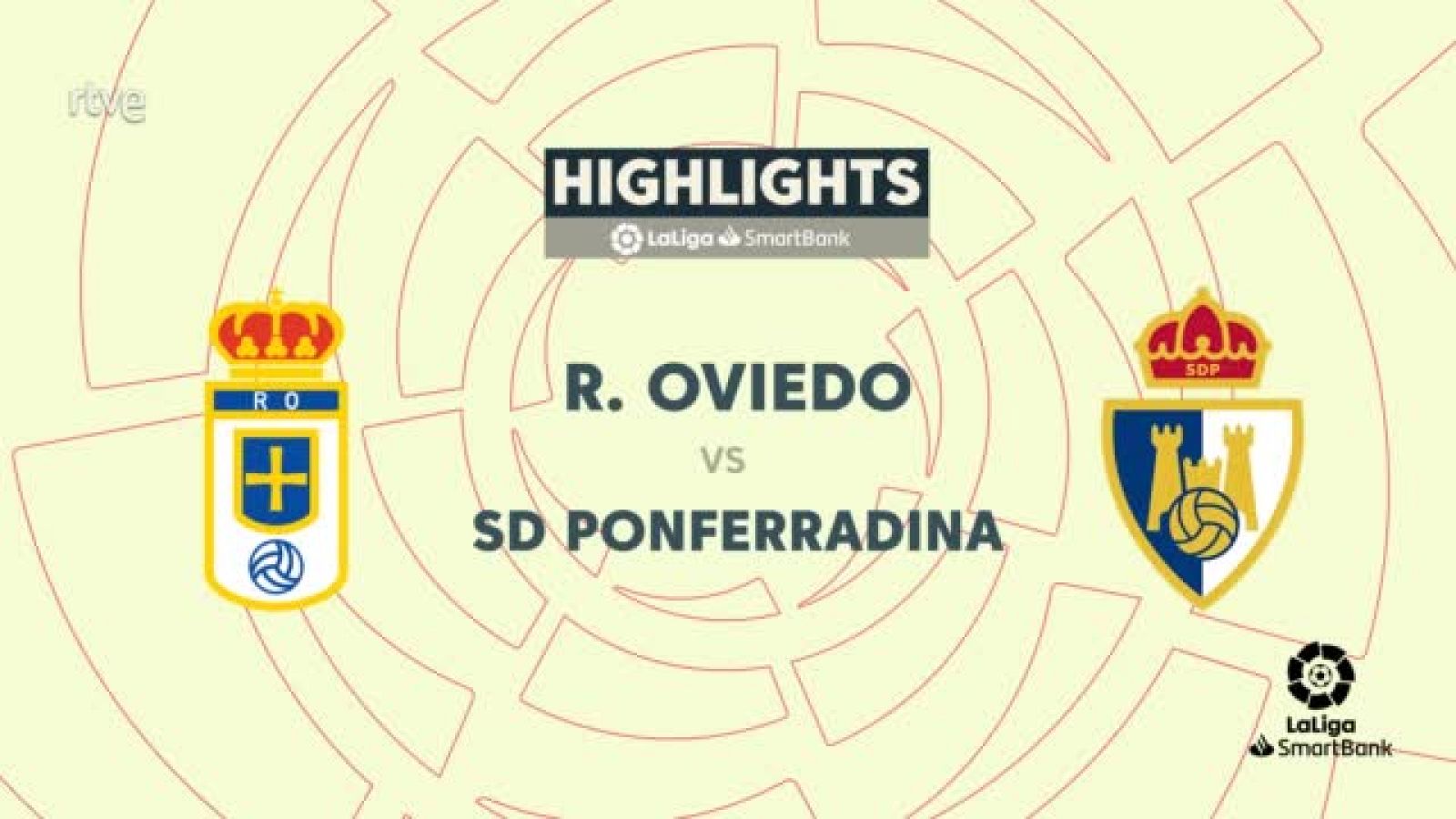 Oviedo - Ponferradina: resumen del partido de la 38ª jornada de Segunda -- Ver ahora