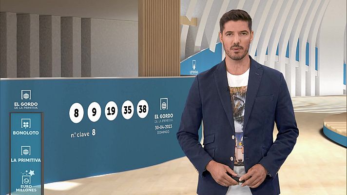 Loterías - Sorteo de la Bonoloto y El Gordo de la Primitiva del 30/04/2023