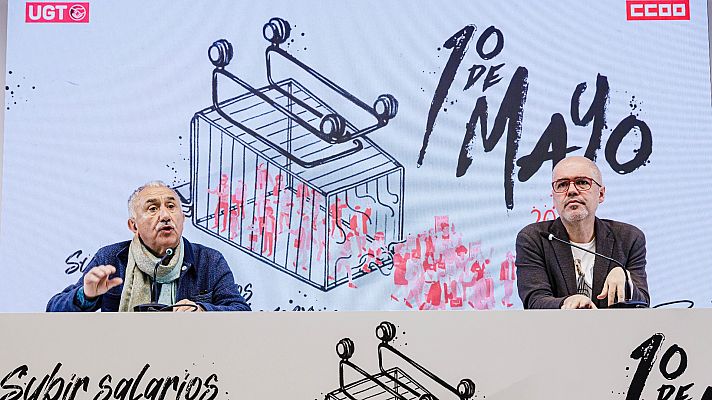 Informativo 24h - Primero de Mayo: los sindicatos llaman a los trabajadores a manifestarse para exigir una subida de salarios