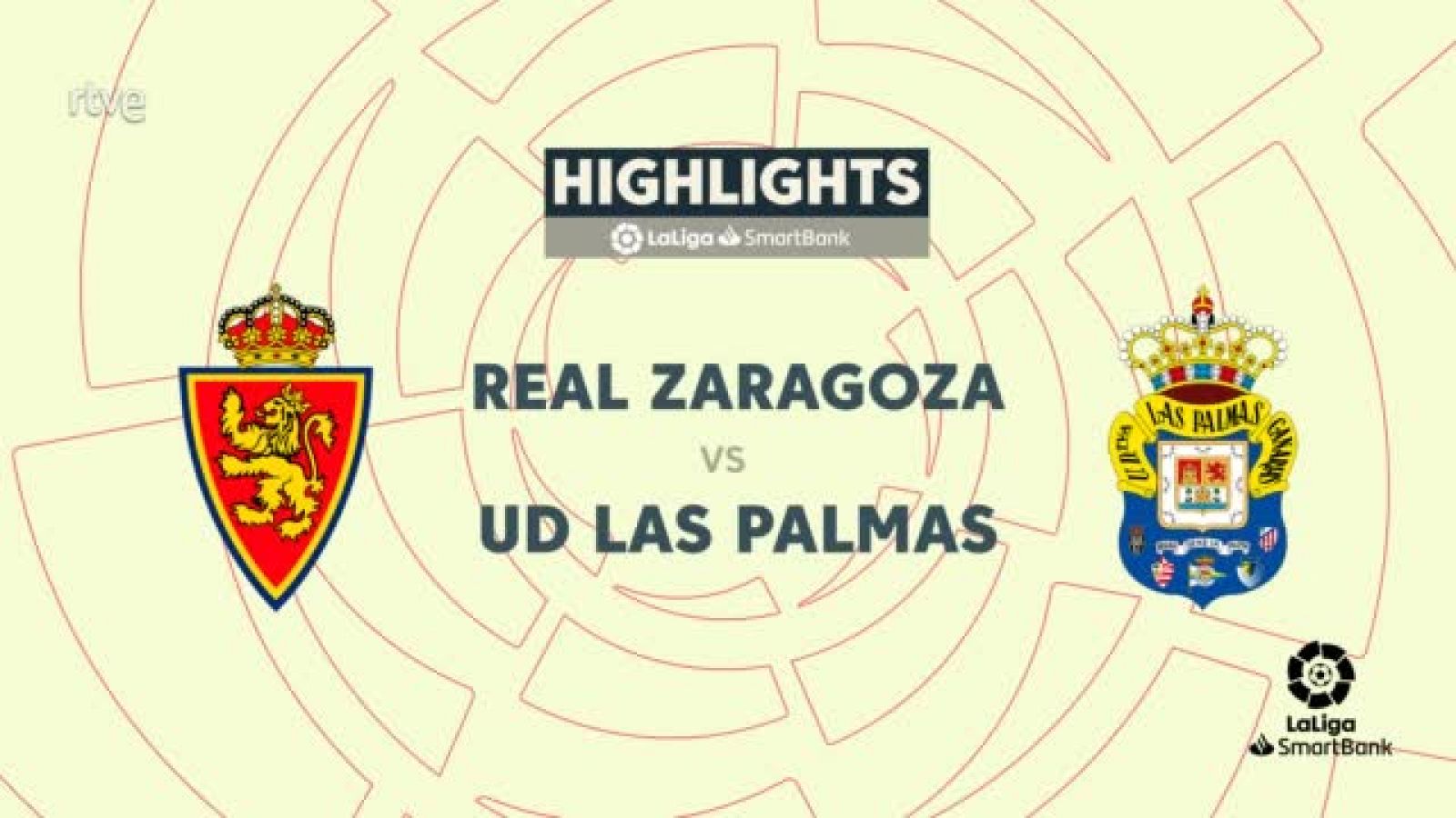 Real Zaragoza - Las Palmas: resumen del partido de la 38ª jornada -- Ver ahora