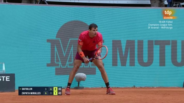 Tenis - Del punto de la jornada a la triquiñuela de Safiullin: así se forjó la victoria de Bernabé Zapata