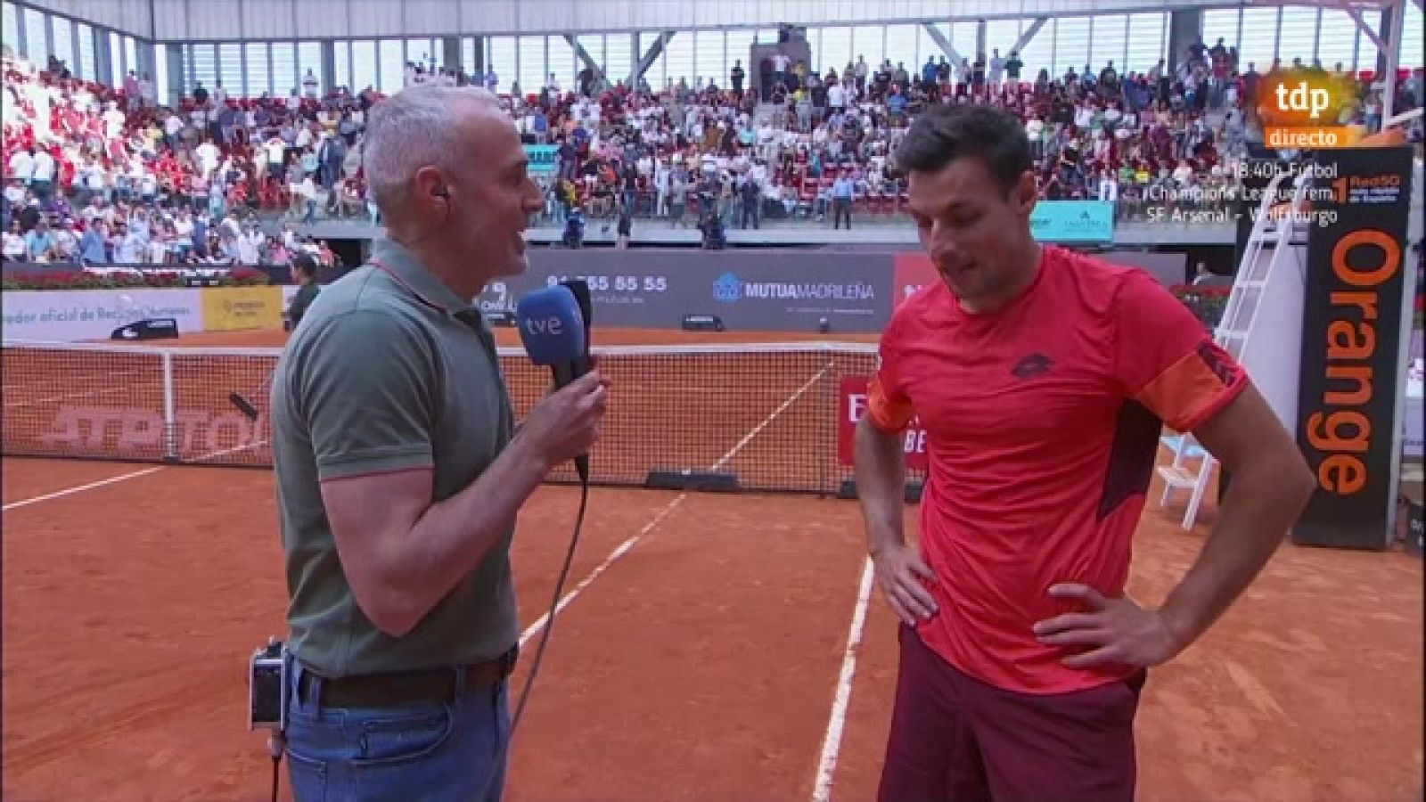 Bernabé Zapata está siendo una de las revelaciones del Mutua Madrid Open 2023