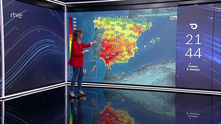 El tiempo - Las temperaturas mínimas bajarán ligeramente en la Península y Baleares