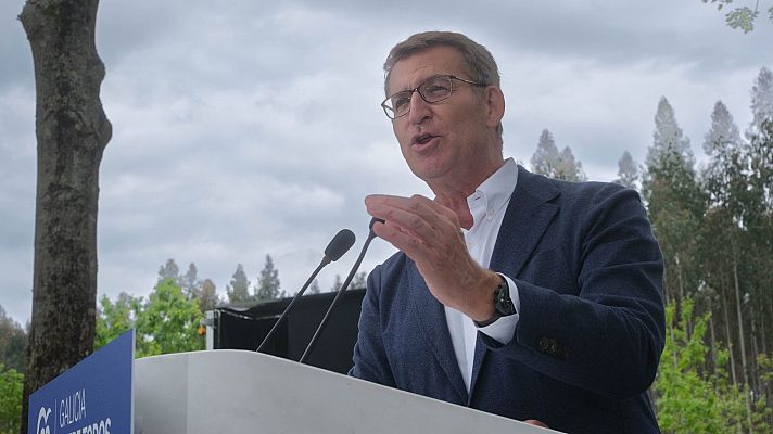 Telediario 1 - Feijóo asegura que su reunión con fiscales fue "absolutamente correcta" y el Gobierno pide explicaciones