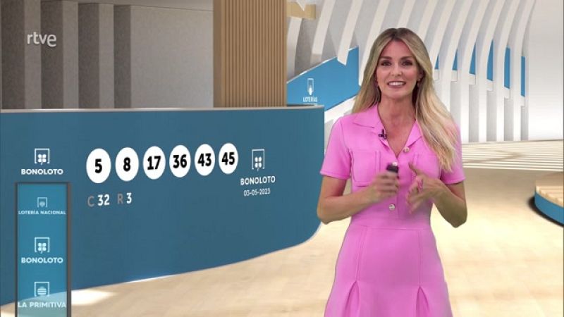 Sorteo de la Bonoloto del 03/05/2023