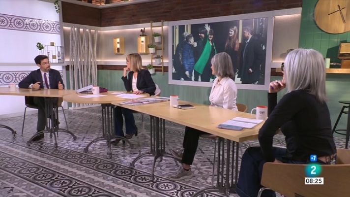 Cafè d'idees - Raquel Sánchez, Cimera Social Sequera i José María Íñigo