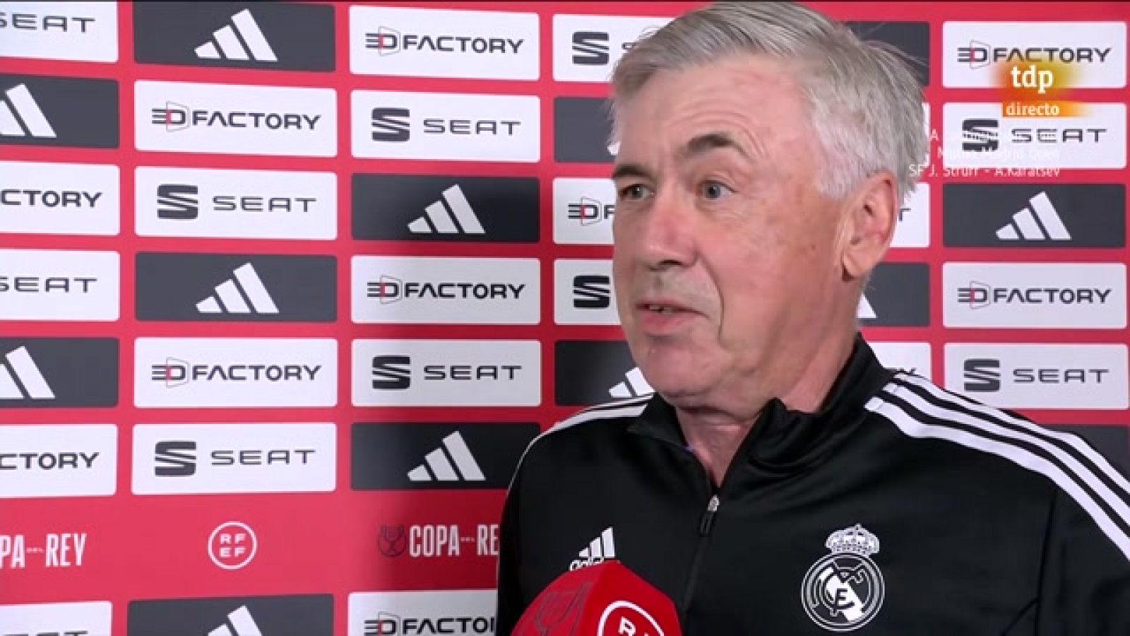 Real Madrid - Osasuna, final | Entrevista Carlo Ancelotti - Copa del Rey | Ver