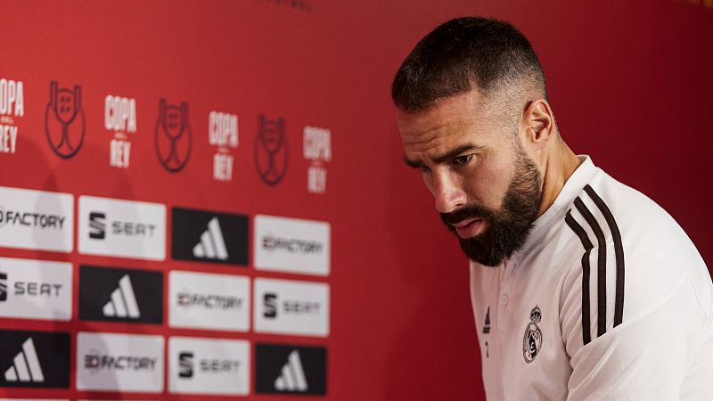 Dani Carvajal, a TVE: "En esta final noto una atmósfera diferente" - Fútbol | Ver