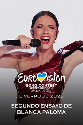 Eurovisión - Vídeo en exclusiva del segundo ensayo de Blanca Paloma