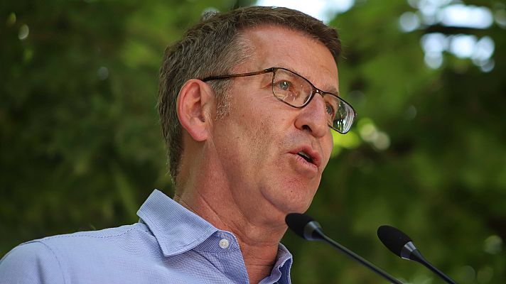 Informativo 24h - Feijóo se compromete a "traer el agua a donde no la hay"