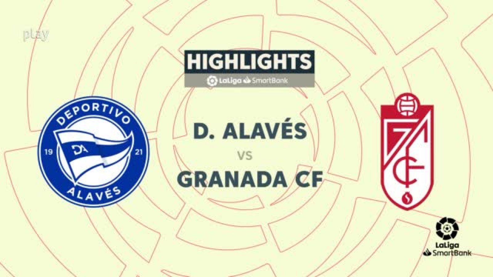 Alavés - Granada: resumen del partido, 39ª jornada. Ver en RTVE Play