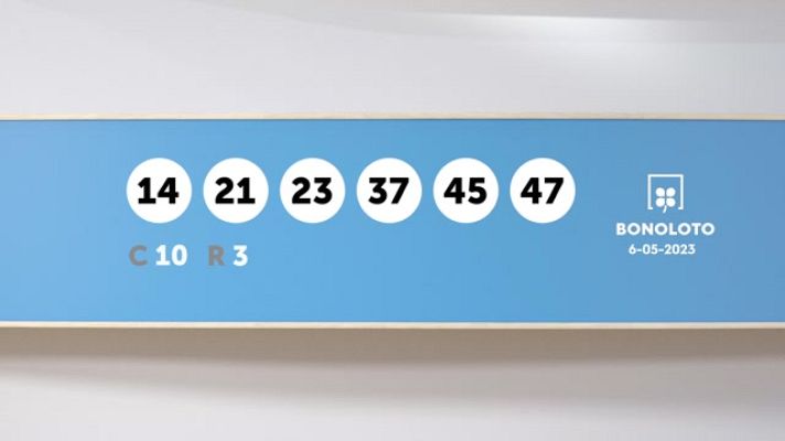 SELAE - Sorteo de la Lotería Bonoloto del 06/05/2023