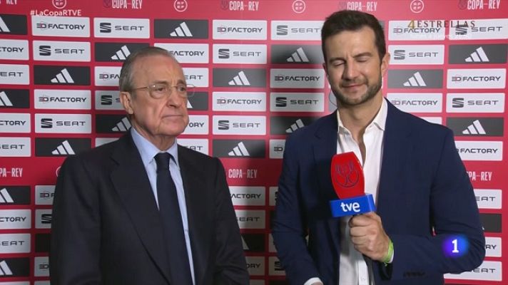 Fútbol - Florentino Pérez: "Vinícius es el mejor en su puesto. Hay que proteger a los jugadores que dan espectáculo"