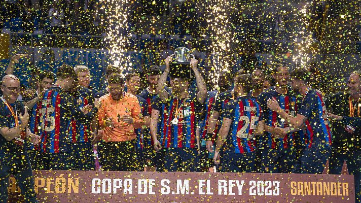  - Lo mejor del Barça campeón de la Copa de balonmano: golazos como el de Makuc y paradas como la del MVP Nielsen