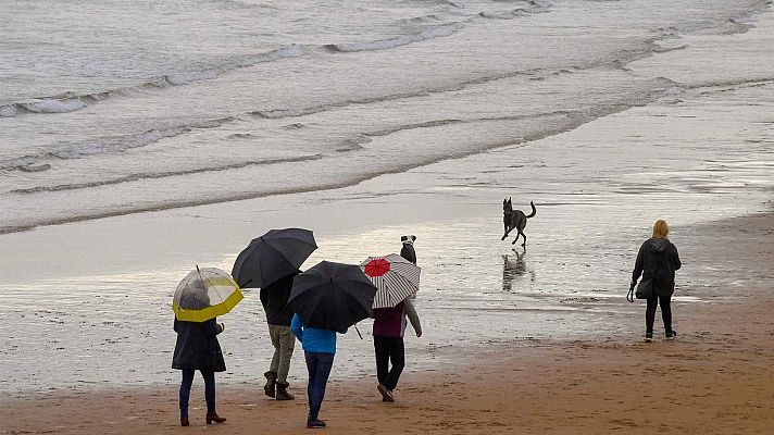 El tiempo - Las tormentas y los chubascos fuertes se repiten este lunes