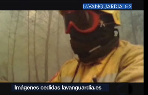 - Imágenes del incendio de Horta