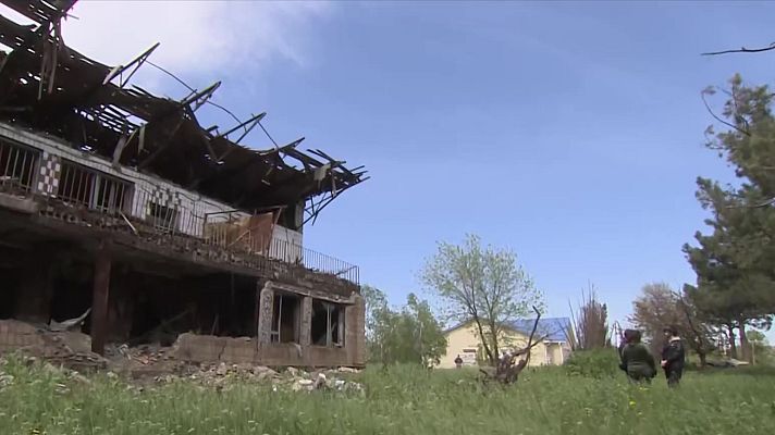 Telediario 1 - Ucrania prepara la contraofensiva en el Donbás