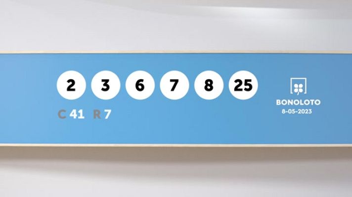 SELAE - Sorteo de la Lotería Bonoloto del 08/05/2023