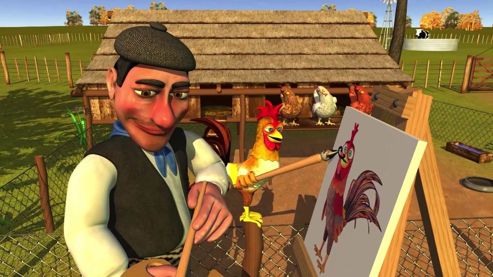 La granja de Zenón -el gallo pinto - El Reino Infantil | Ver