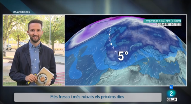 El temps - Més ruixats i més fresqueta avui i els pròxims dies