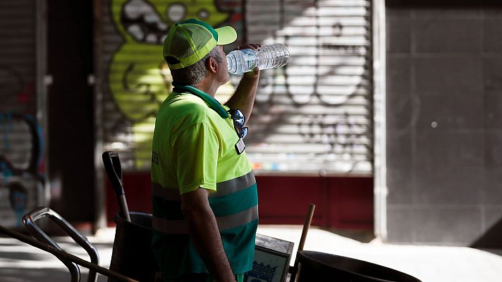 Telediario 1 - El Gobierno avanza medidas contra la sequía y el calor