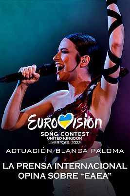 Eurovisión - La sala de prensa valora la actuación de Blanca Paloma