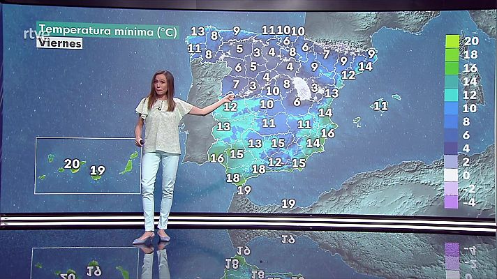 El tiempo - Intervalos de viento fuerte en el bajo Ebro, Ampurdán y Canarias