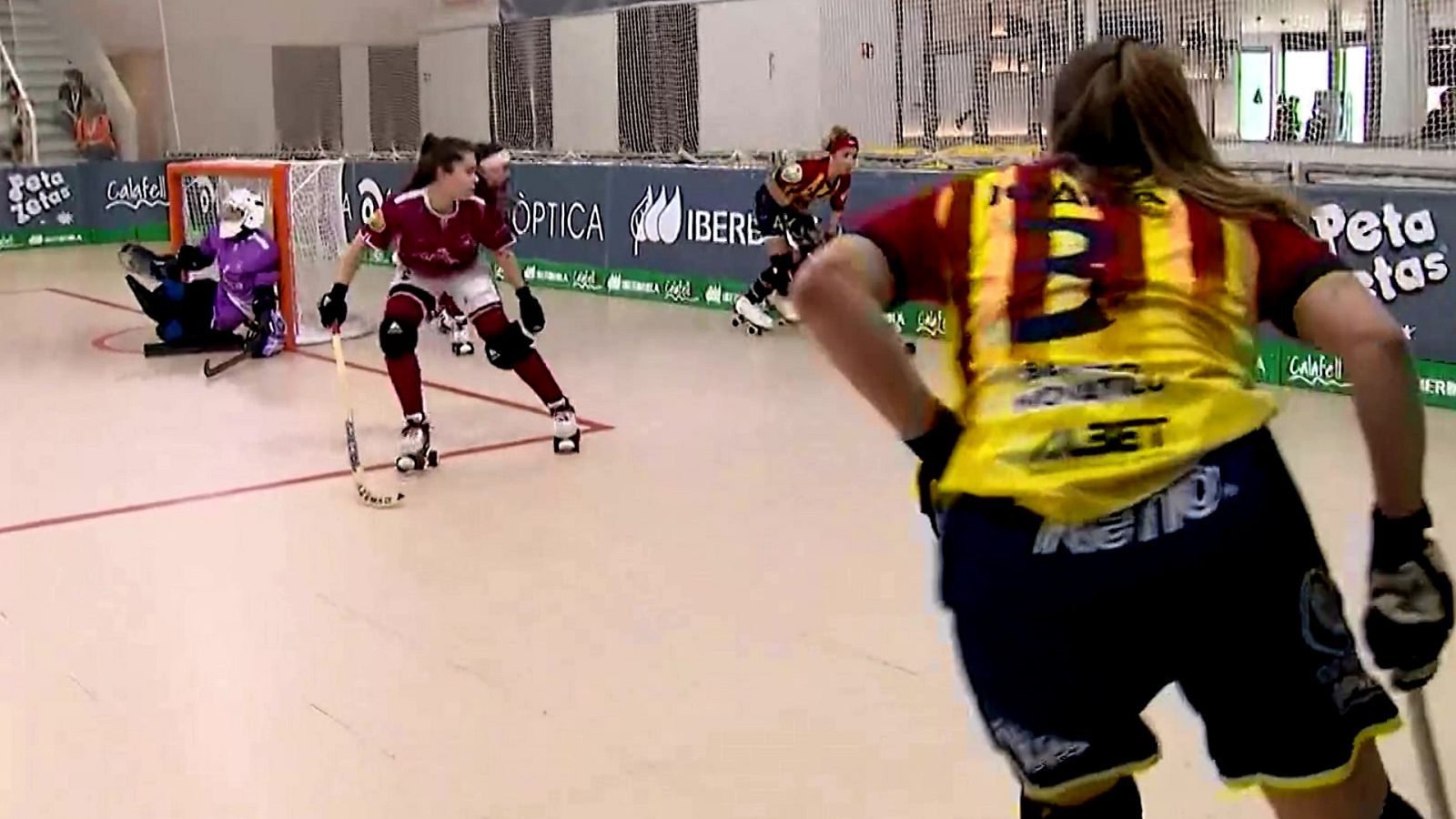 Hockey Patines - Copa de la Reina 1/4 Final: Martinelia CP Manlleu - CP Esneca Fraga - ver ahora