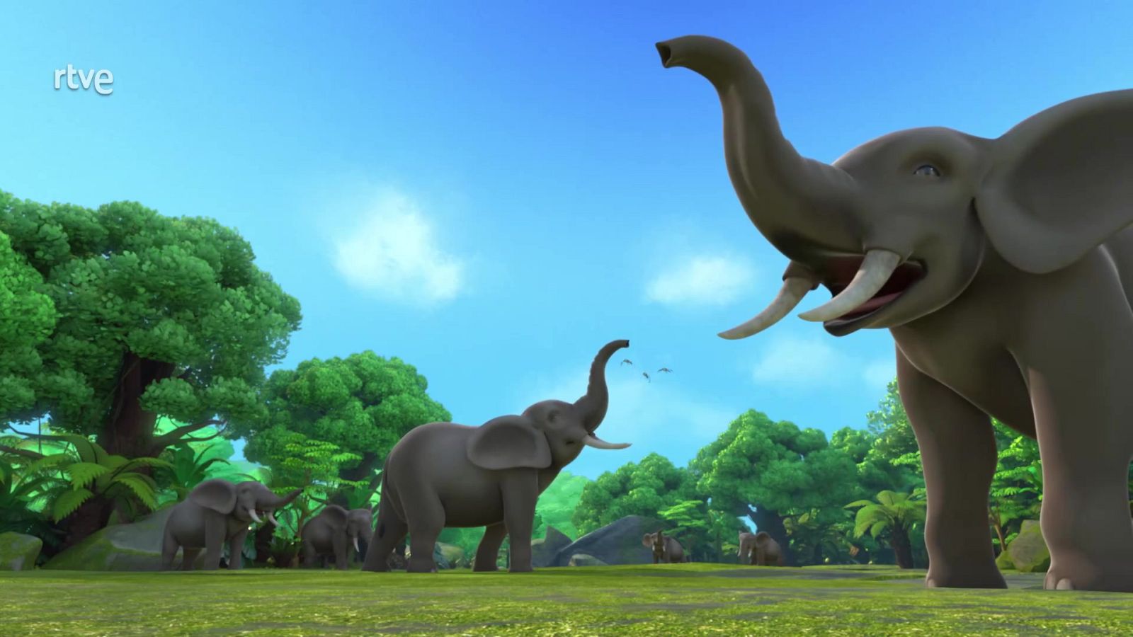 Misión - rescatar familia de elefantes - Petronix | Ver