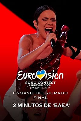 Eurovisión - Blanca Paloma en el ensayo del jurado de la final
