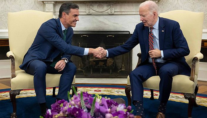 Informativo 24h - Encuentro entre Joe Biden y Pedro Sánchez en la Casa Blanca