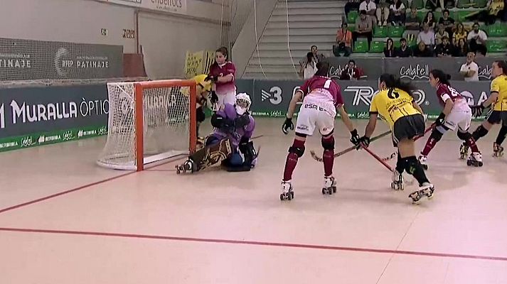 Hockey sobre patines - Copa la Reina 1ª Semifinal: Esneca Fraga - Generali Palau