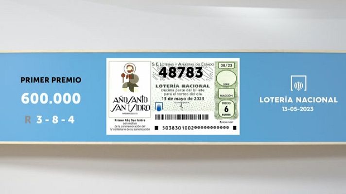 SELAE - Sorteo de la Lotería Nacional del 13/05/2023