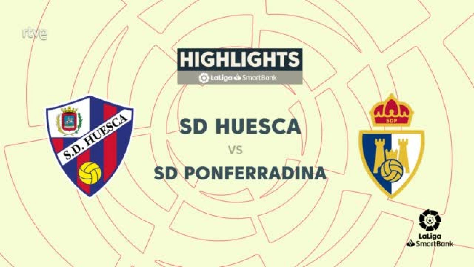 Huesca - Ponferradina: resumen del partido de 40ª jornada
