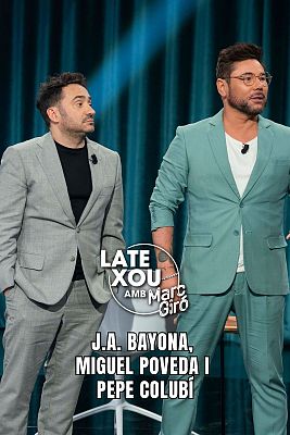 LateXou - J. A. Bayona, Miguel Poveda i Pepe Colubi