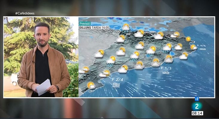 El temps - Menys ruixats i més vent i suavitat diürna