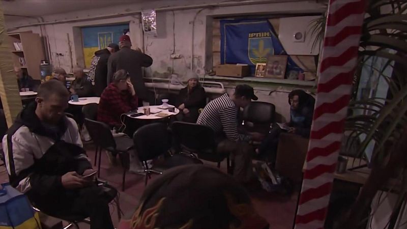 Ciudades ucranianas viven su día a día bajo tierra