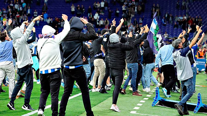 Telediario 1 - La Generalitat podría sancionar al Espanyol con hasta 600.000 euros por la invasión