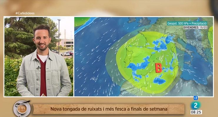 El temps - Dimarts de fortes ventades i alguns ruixats de tarda