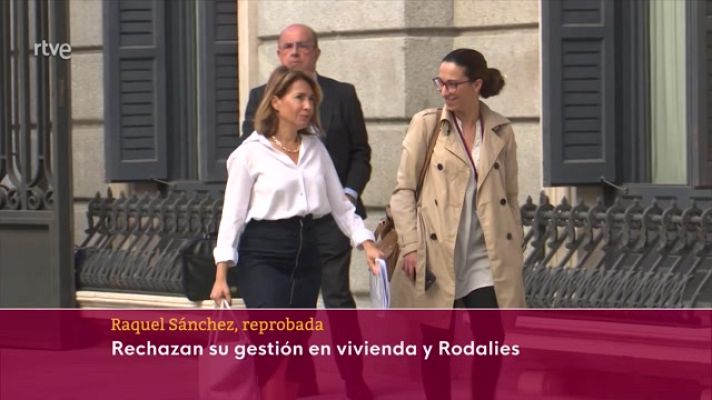 Parlamento - Reprobación de Raquel Sánchez