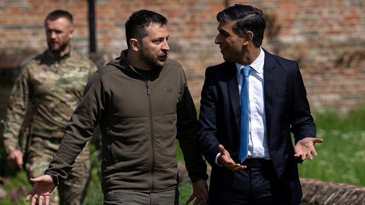 Telediario 1 - Guerra de espías y diplomacia sobre Ucrania