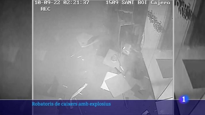 L'Informatiu - Detenen 14 persones de dos grups organitzats que robaven caixers fent servir explosius