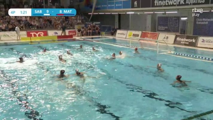 Waterpolo - El CN Sabadell se lleva el primer partido ante el CN Mataró (10-8)