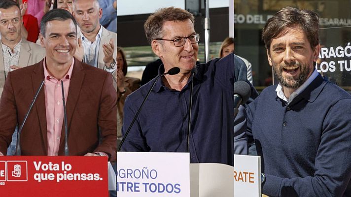 Telediario 2 - Los líderes nacionales siguen volcados en el quinto día de campaña