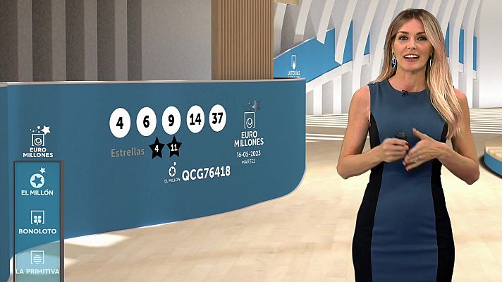 Loterías - Sorteo de la Bonoloto y Euromillones del 16/05/2023