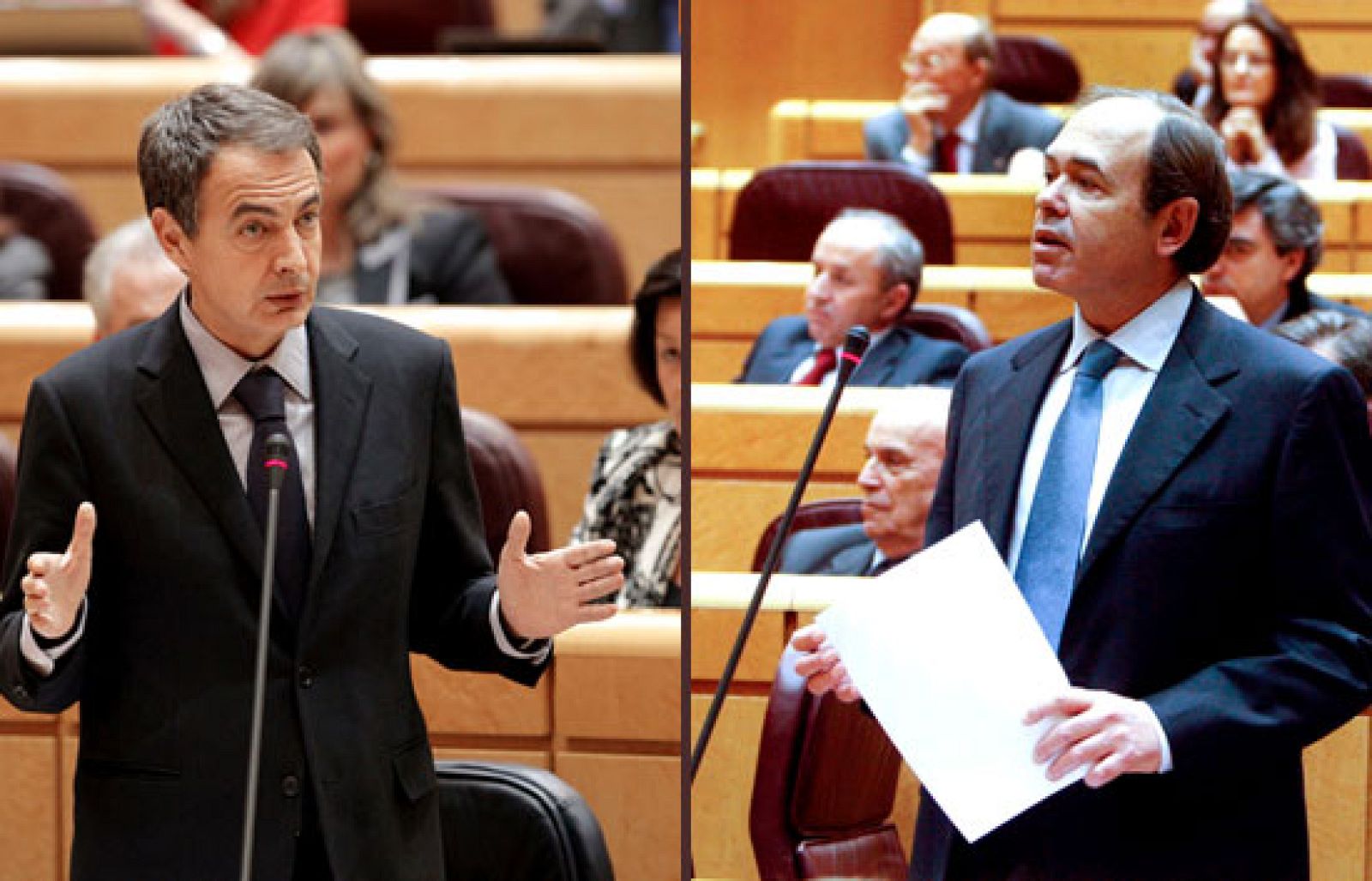 Zapatero responde a preguntas de la oposición sobre la política económica del Gobierno | Ver