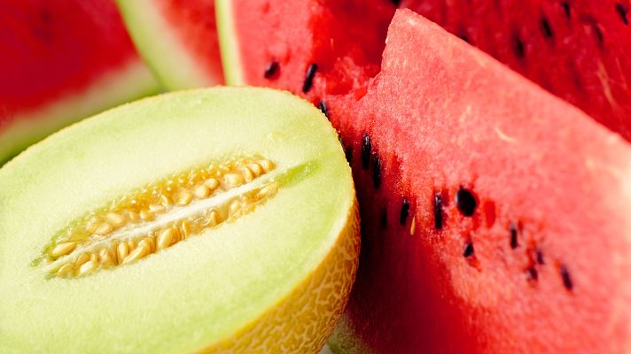 Telediario 1 - Cae la producción de melones y sandías en España
