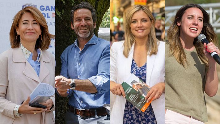 Telediario 1 - La ilegalización de Bildu que piden Ayuso y Vox marca el séptimo día de campaña