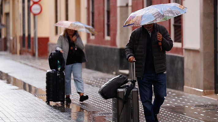 El tiempo - Precipitaciones fuertes en el Levante, Andalucía oriental y norte de Mallorca