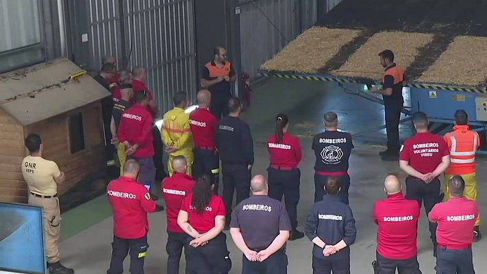 Telediario 2 - Portugal forma bomberos para afrontar situaciones peligrosas